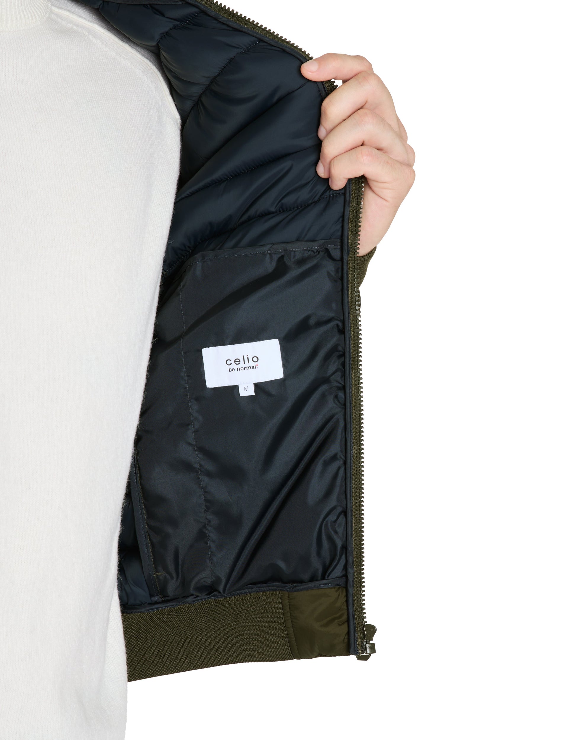 Julighty Kaki Puffy Jacket Celio