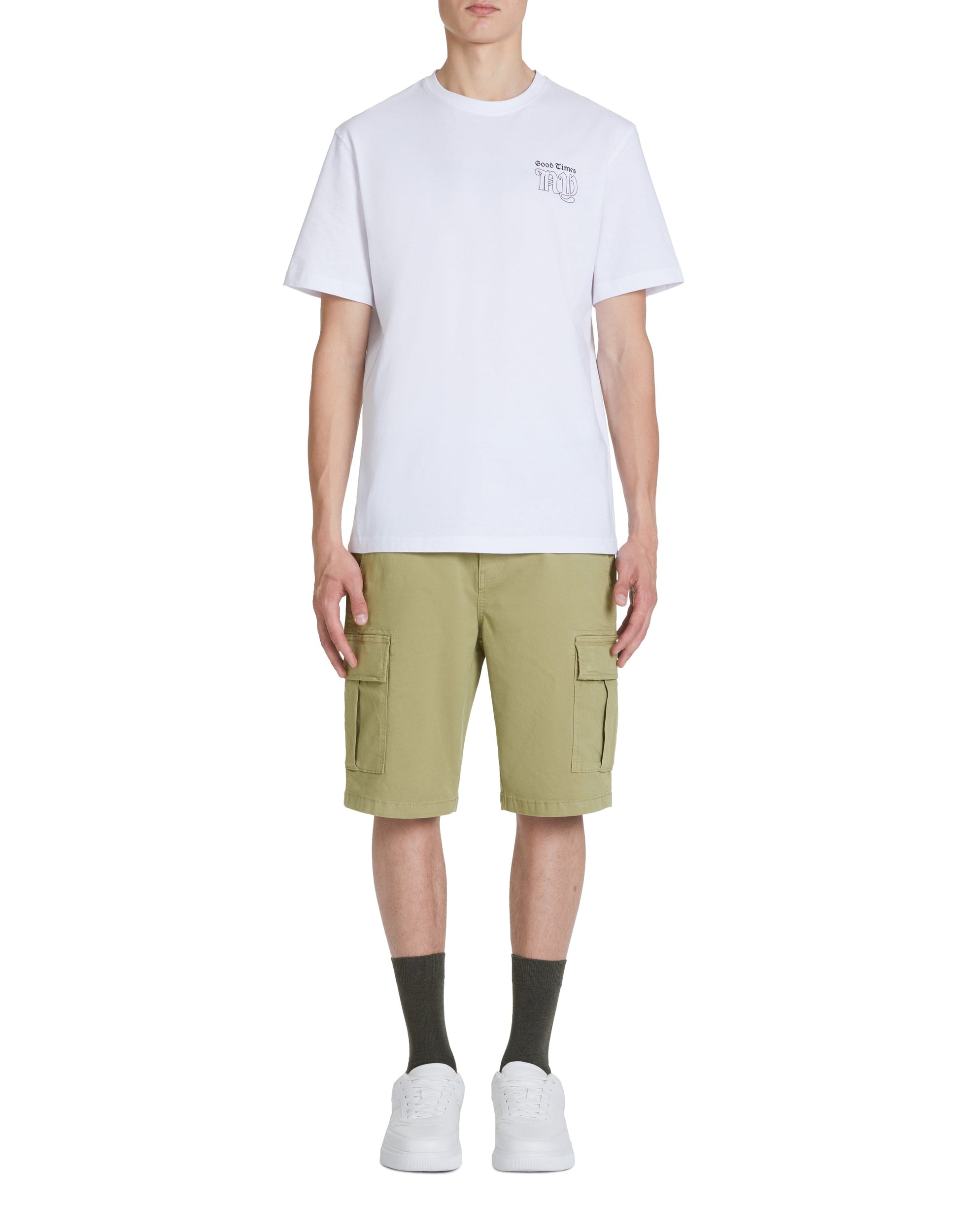 JEBELIEVE OPTICAL WHITE SS TSHIRT Celio