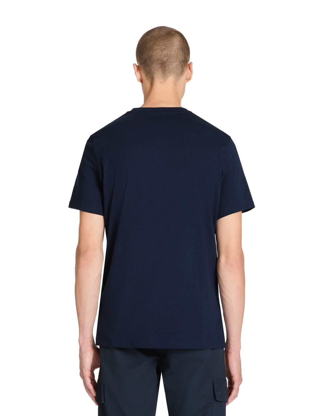 Jeflorid Navy Short Sleeves Tshirt Celio