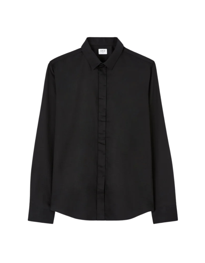 Jarman Black Long Sleeves Shirt Celio