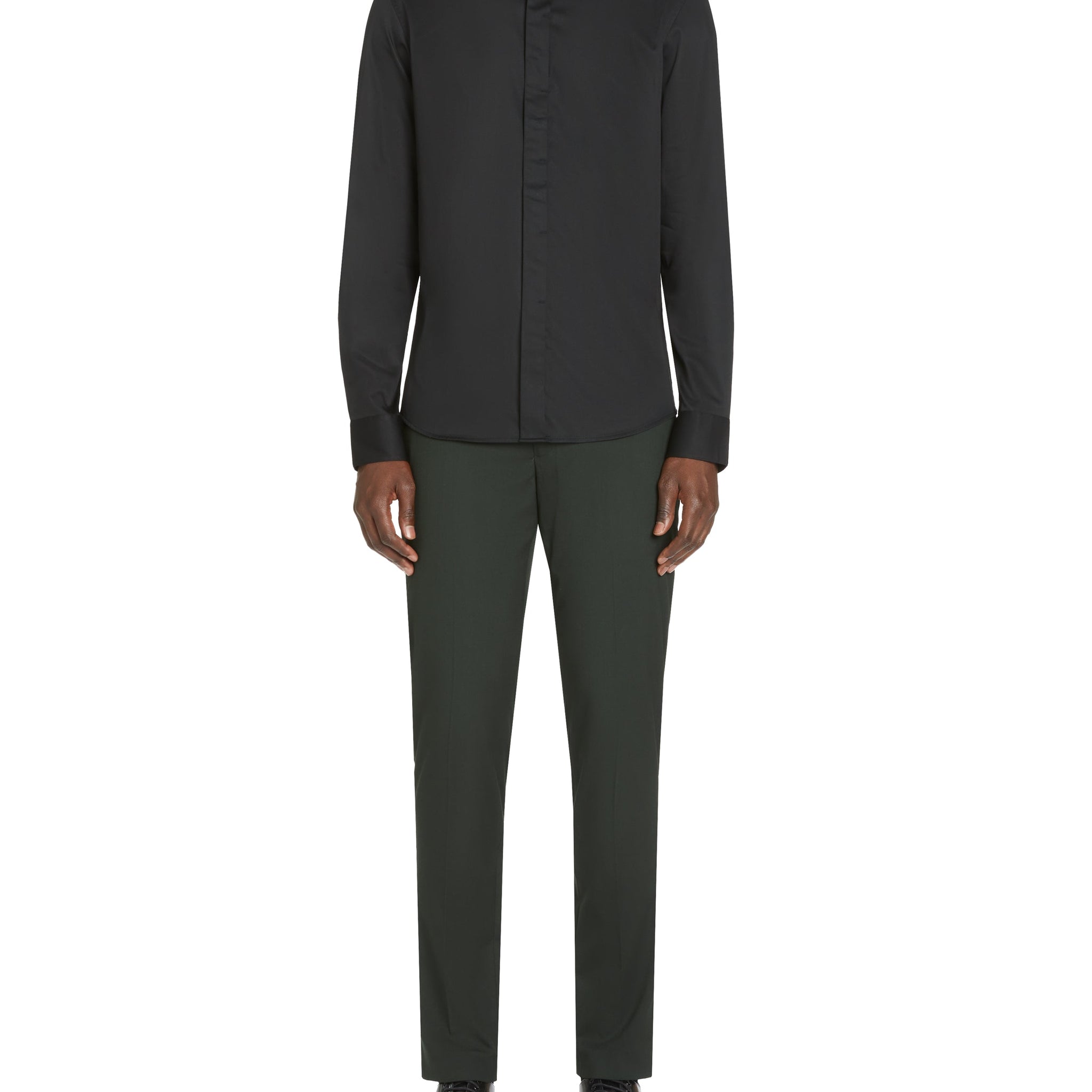 chemise ML en coton satinÃƒÂ©