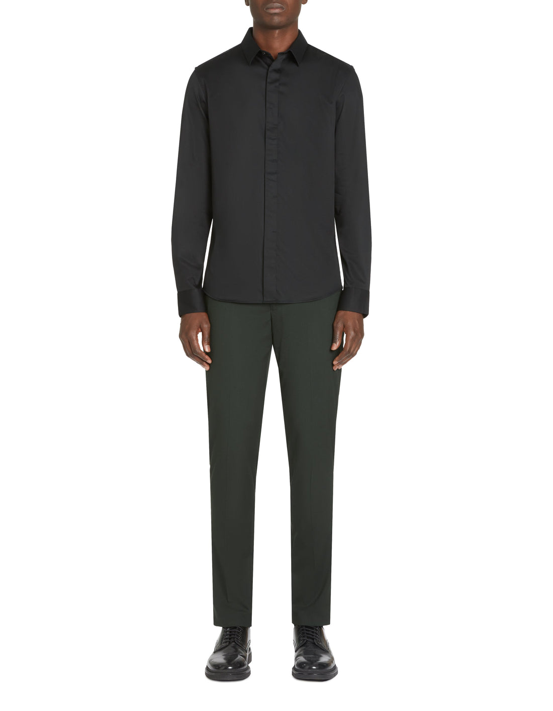  chemise ML en coton satinÃƒÂ©