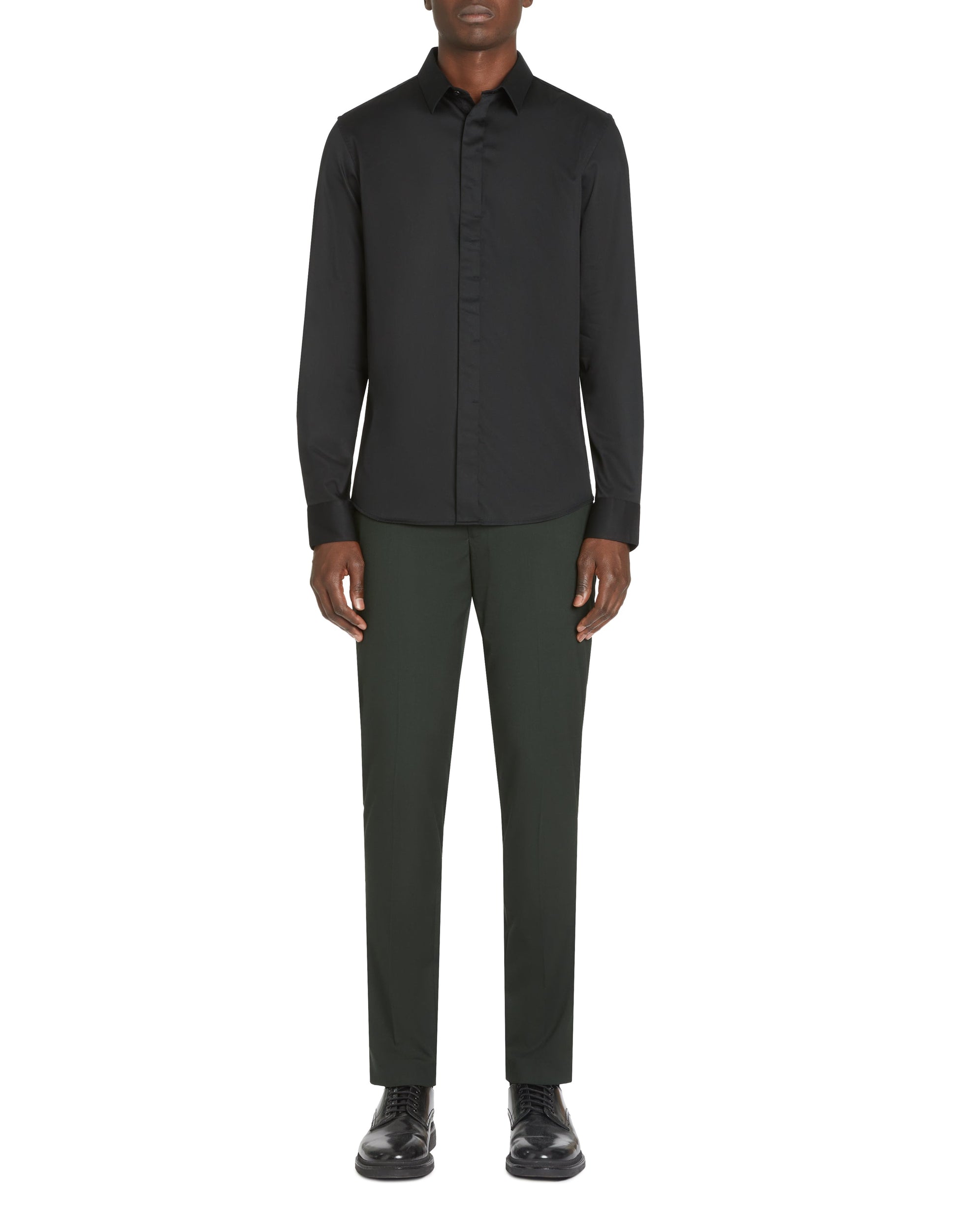  chemise ML en coton satinÃƒÂ©