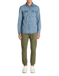 Blue Long Sleeves Shirt