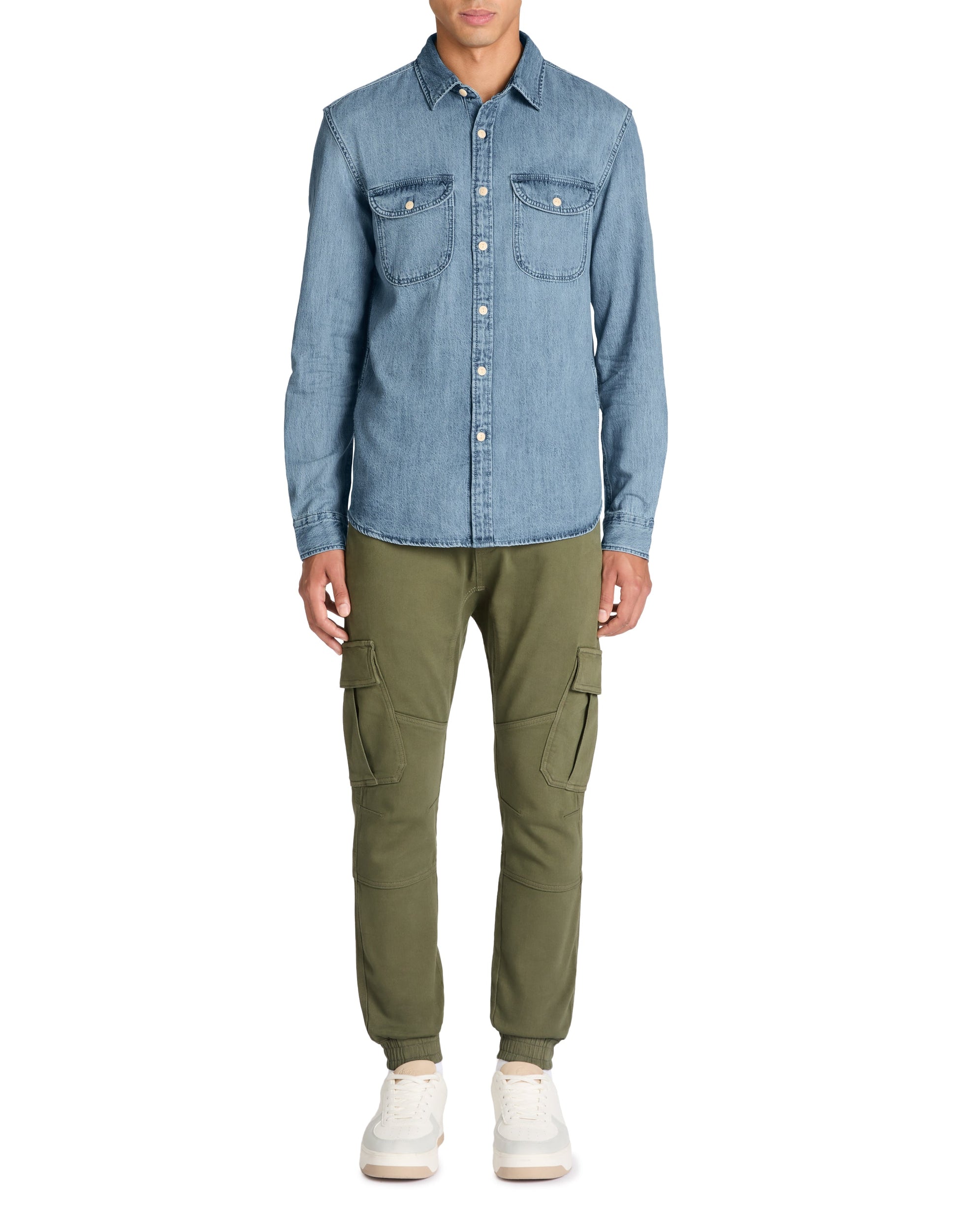 Blue Long Sleeves Shirt
