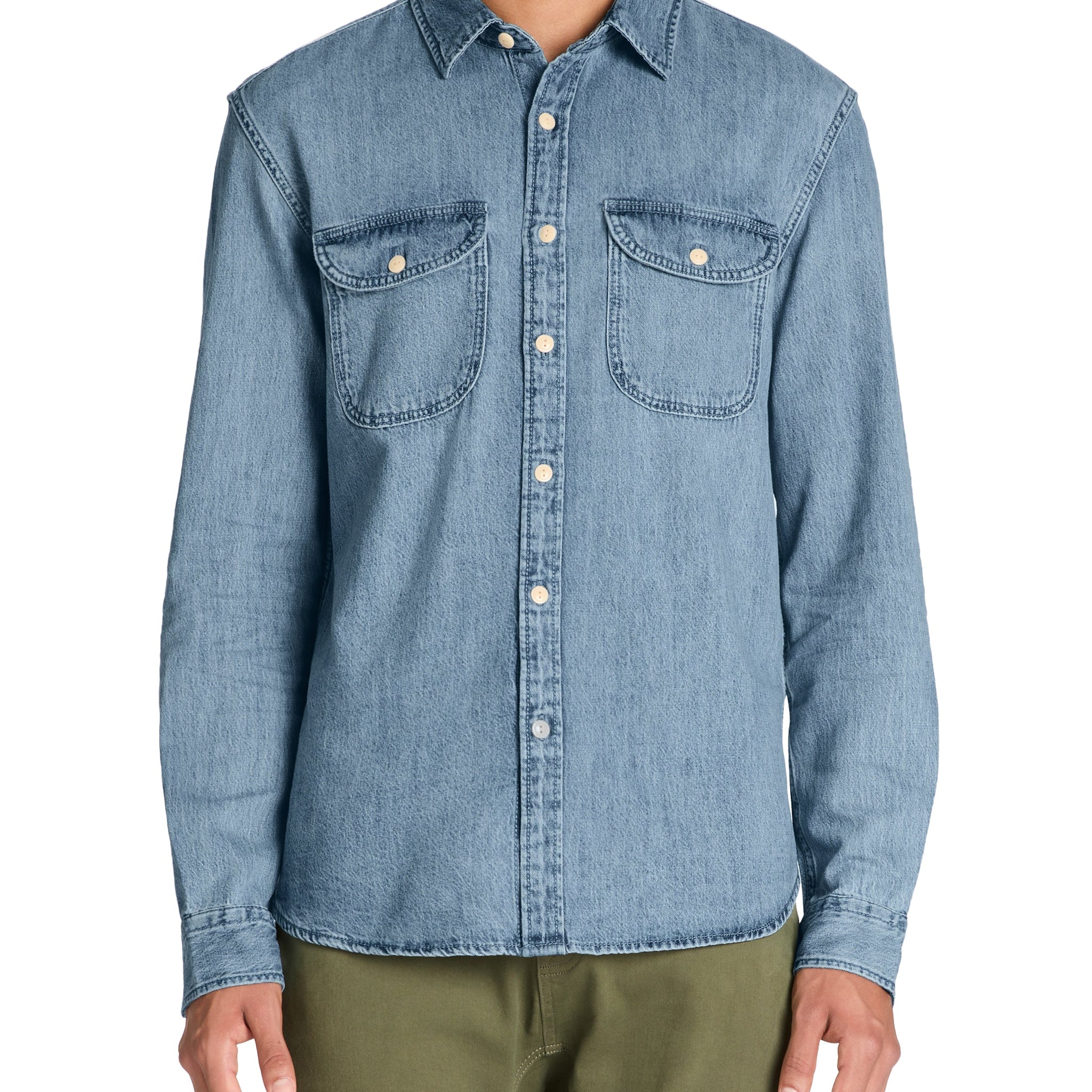 Blue Long Sleeves Shirt