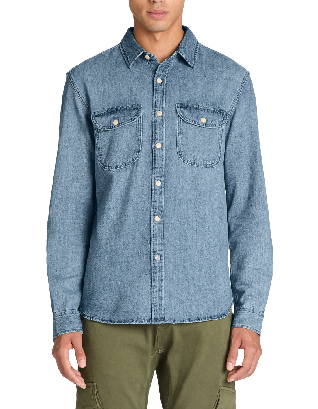 Blue Long Sleeves Shirt