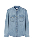 Jambray Blue Long Sleeves Shirt Celio