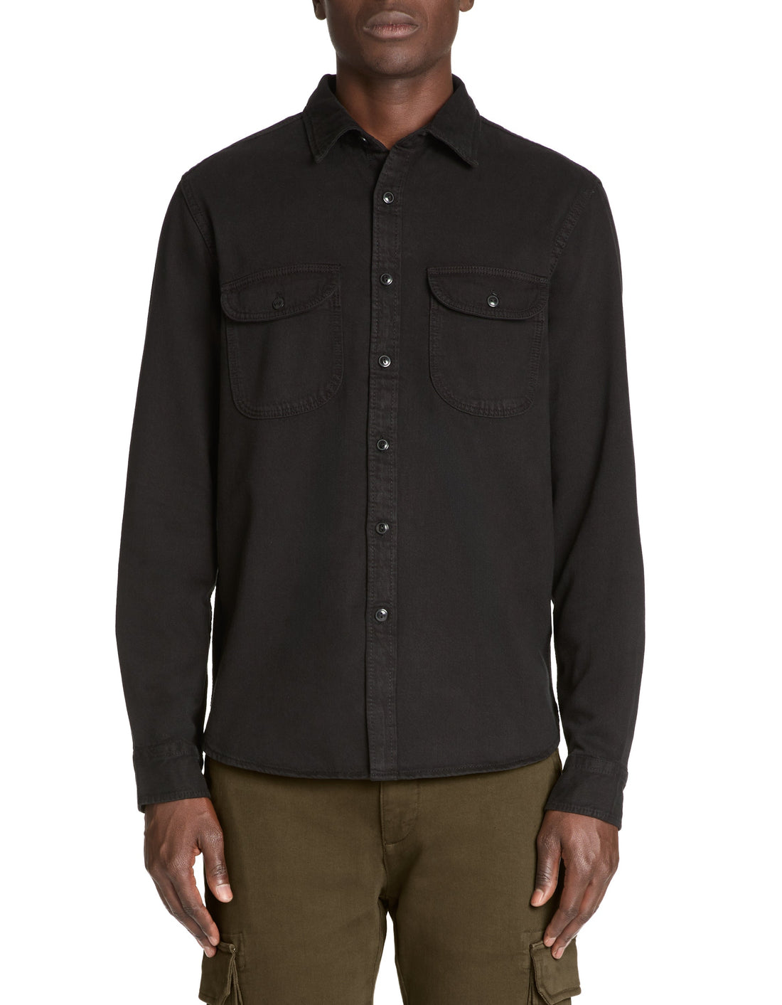 Jambray Black Long Sleeves Shirt Celio