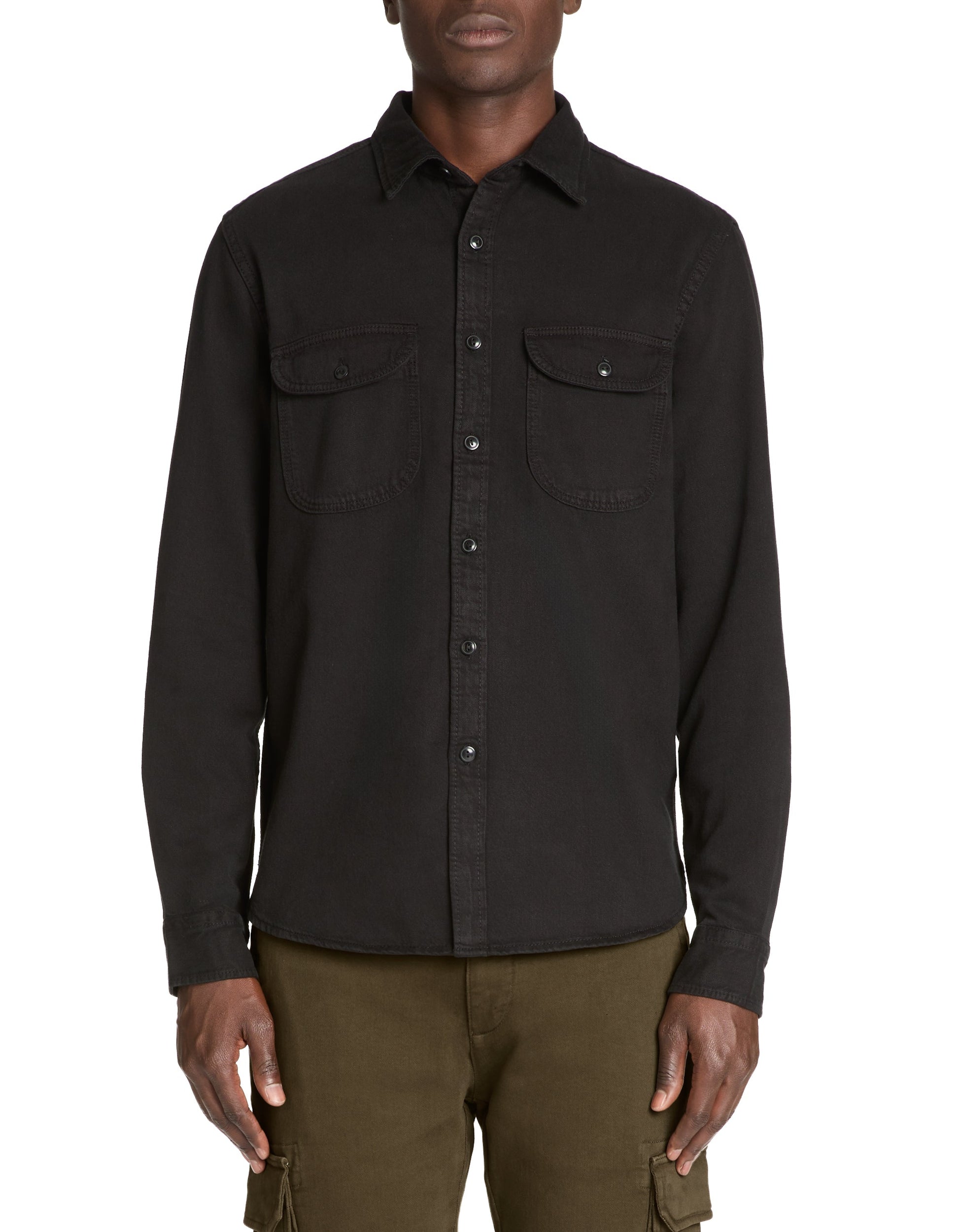 Jambray Black Long Sleeves Shirt Celio