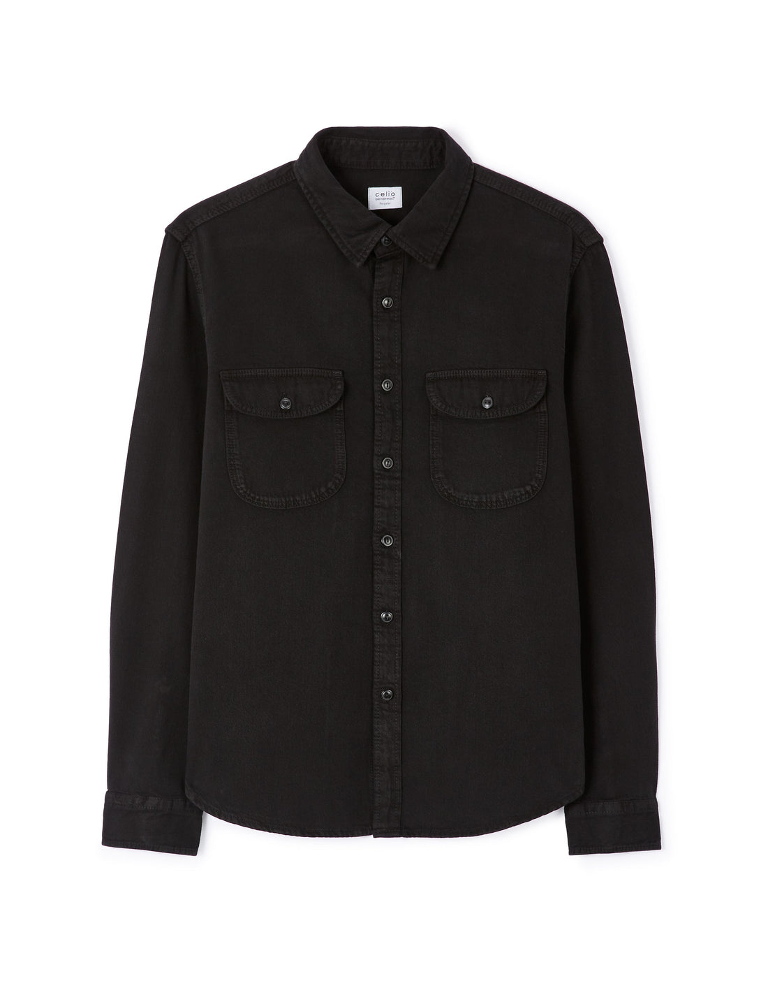 Jambray Black Long Sleeves Shirt Celio
