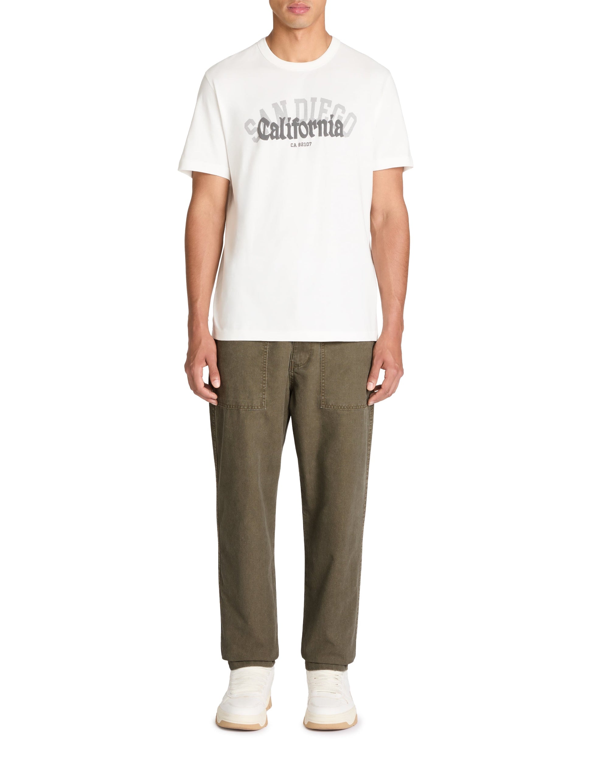Ecru Short Sleeves Tshirt