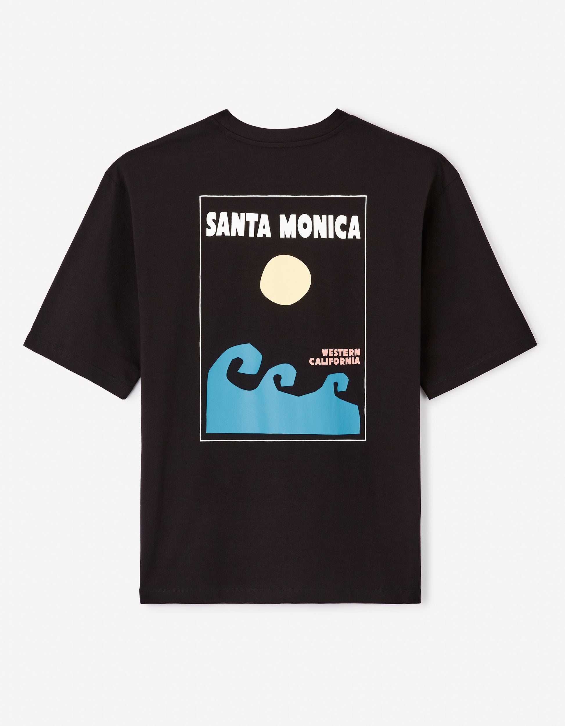 Jecalif Black Short Sleeves Tshirt Celio