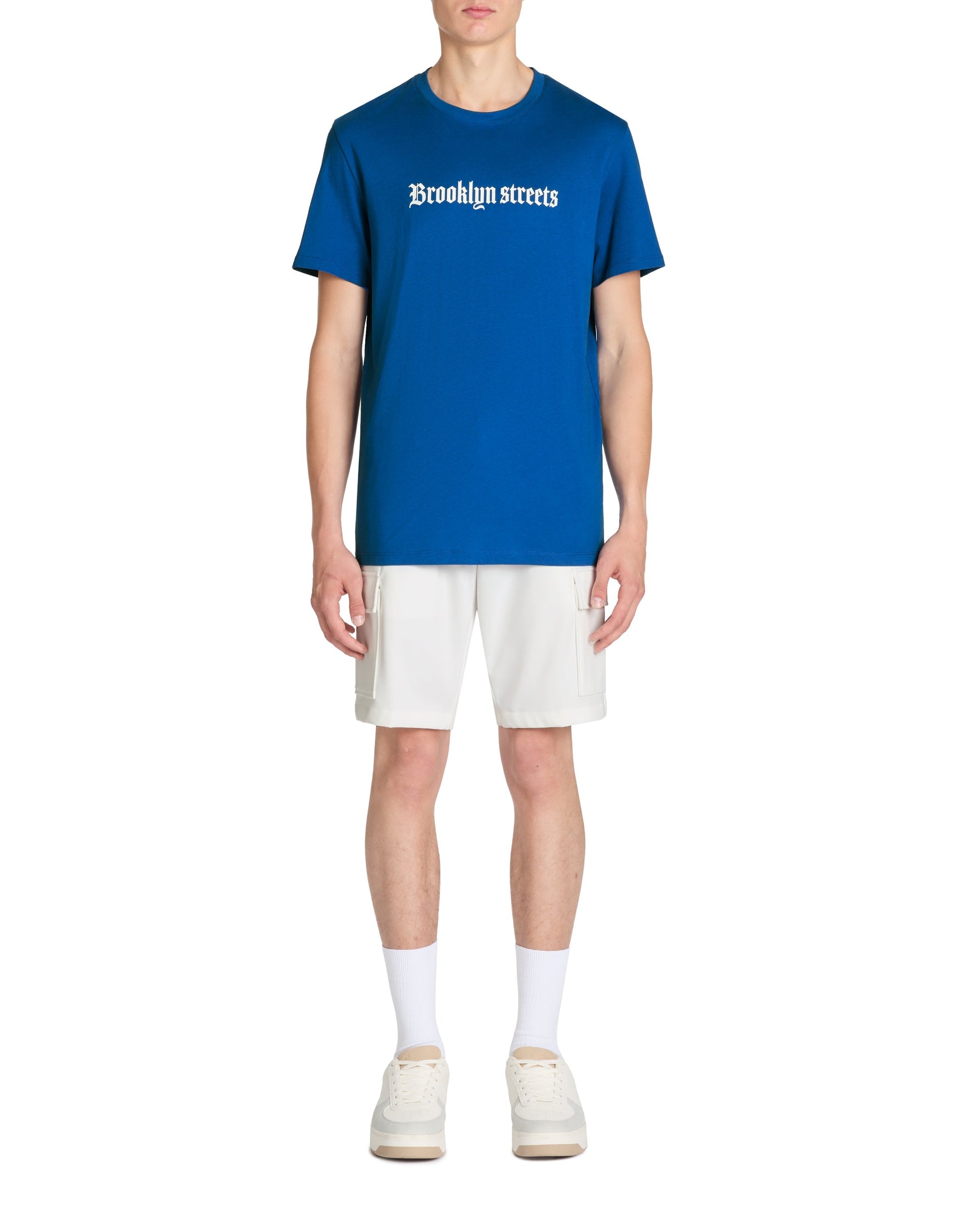 Bleu Short Sleeves Tshirt