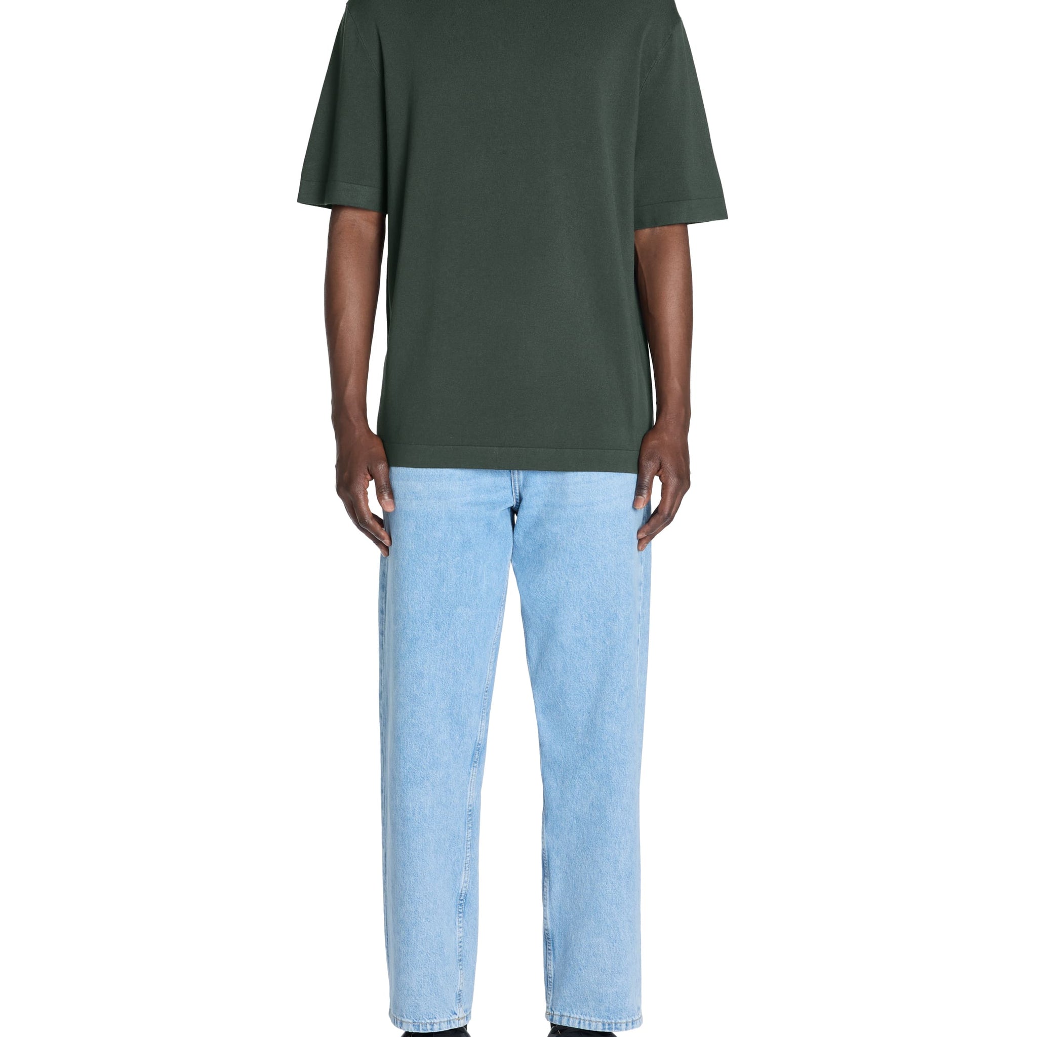 Jehinata Khaki Grey Short Sleeves Tshirt Celio