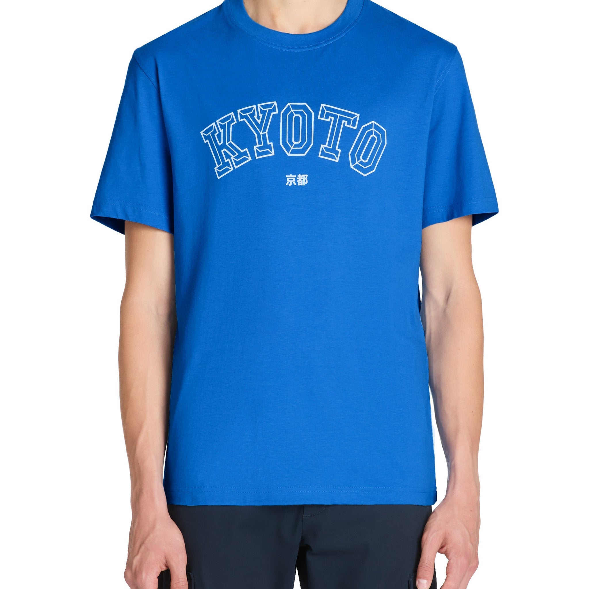 Bleu Short Sleeves Tshirt