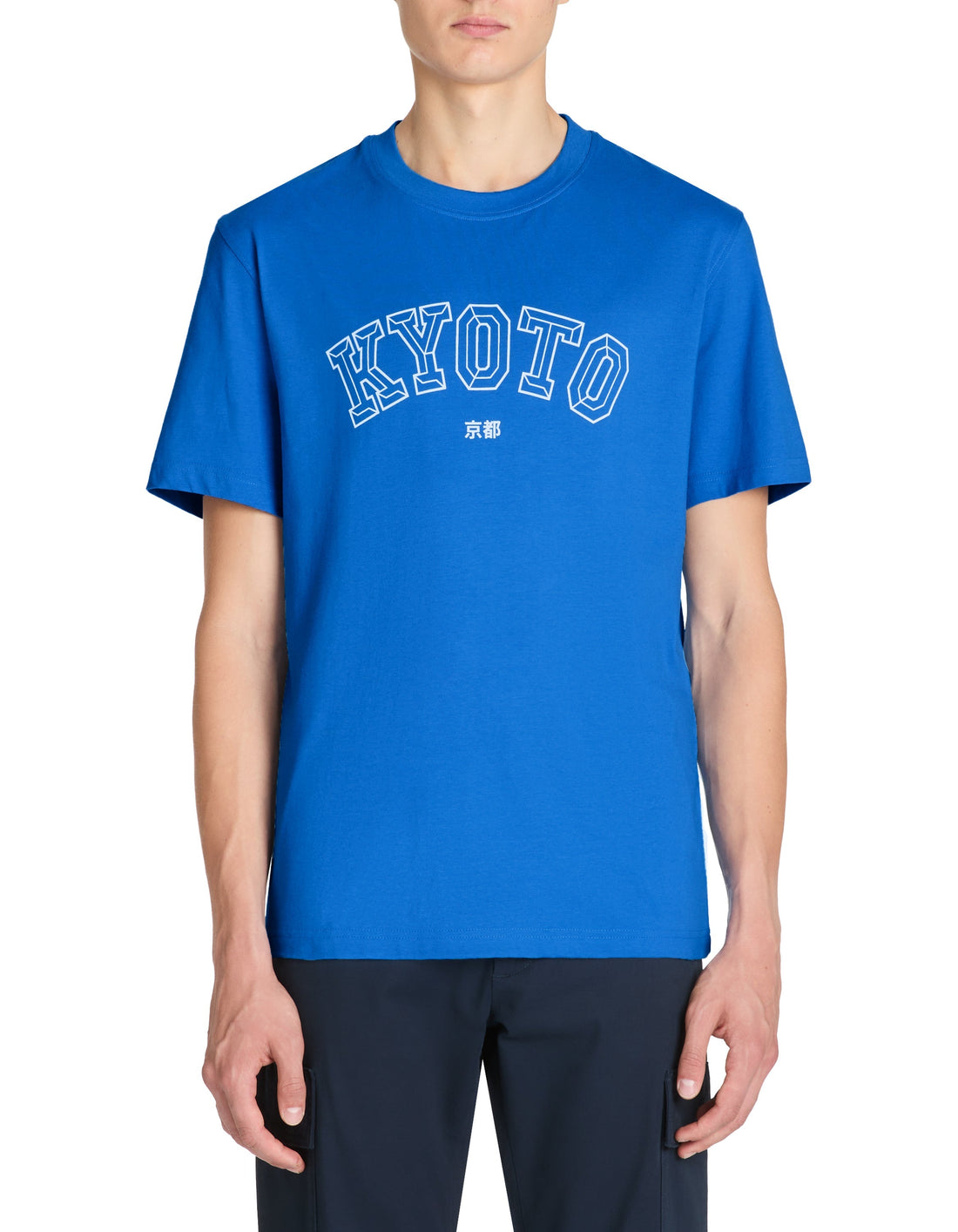 Bleu Short Sleeves Tshirt