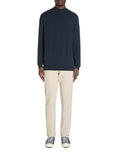 Navy Turtle Neck Jumper
