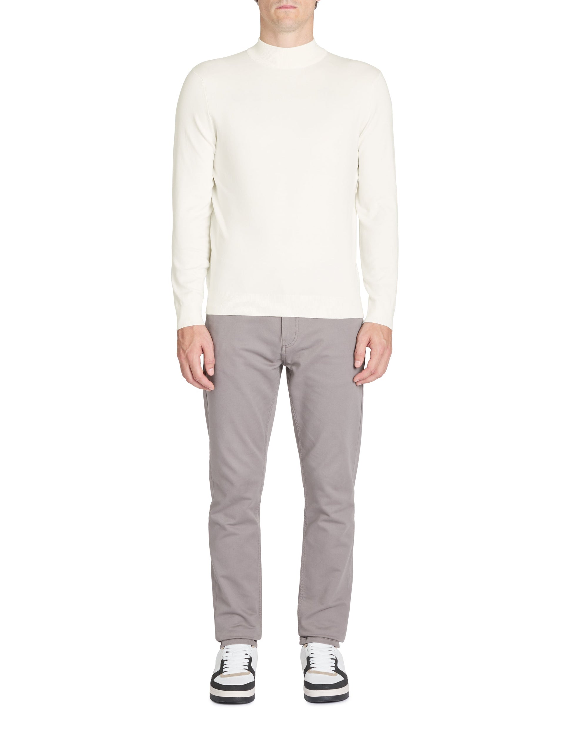Ecru Turtle Neck Jumper