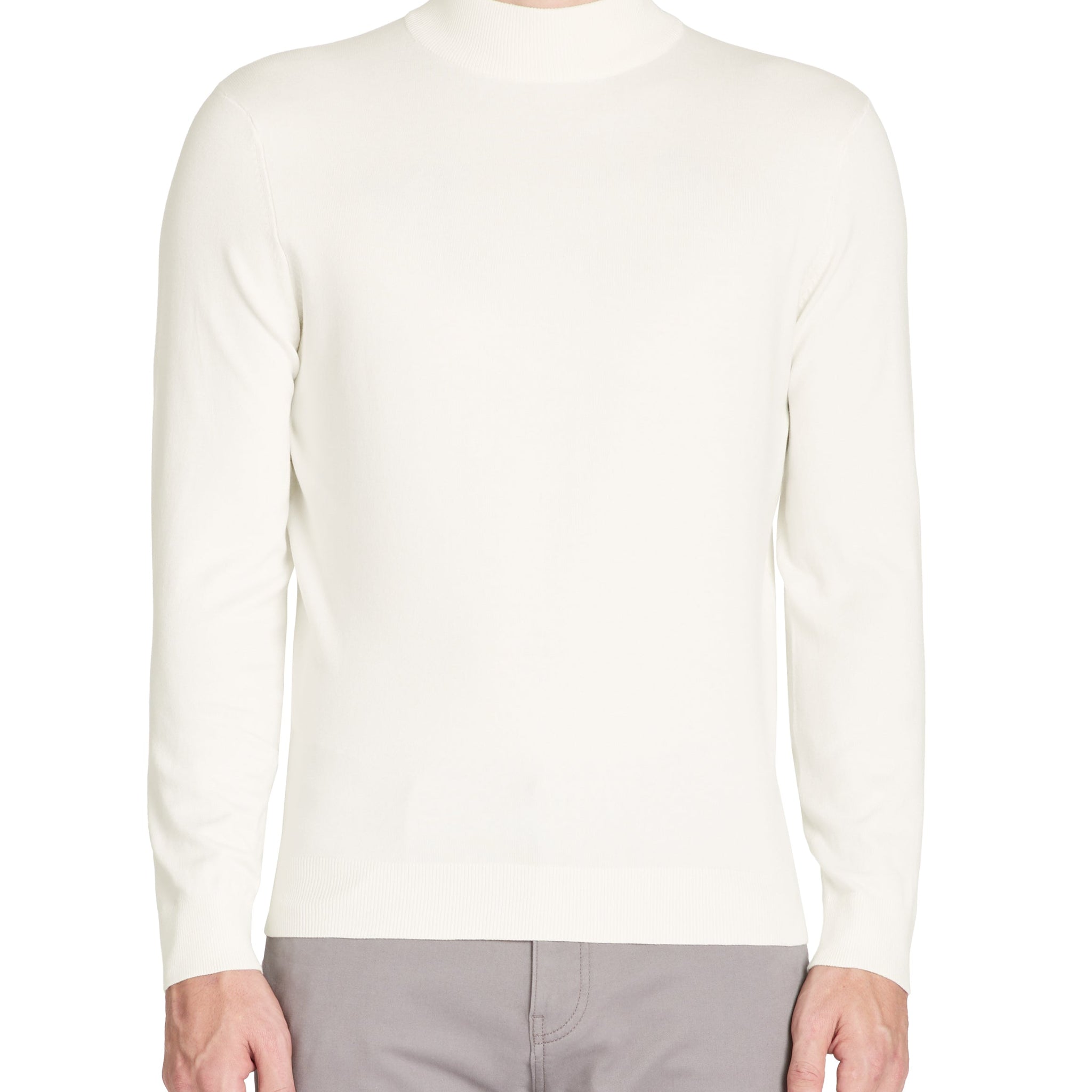 Jevilani Ecru Turtle Neck Jumper