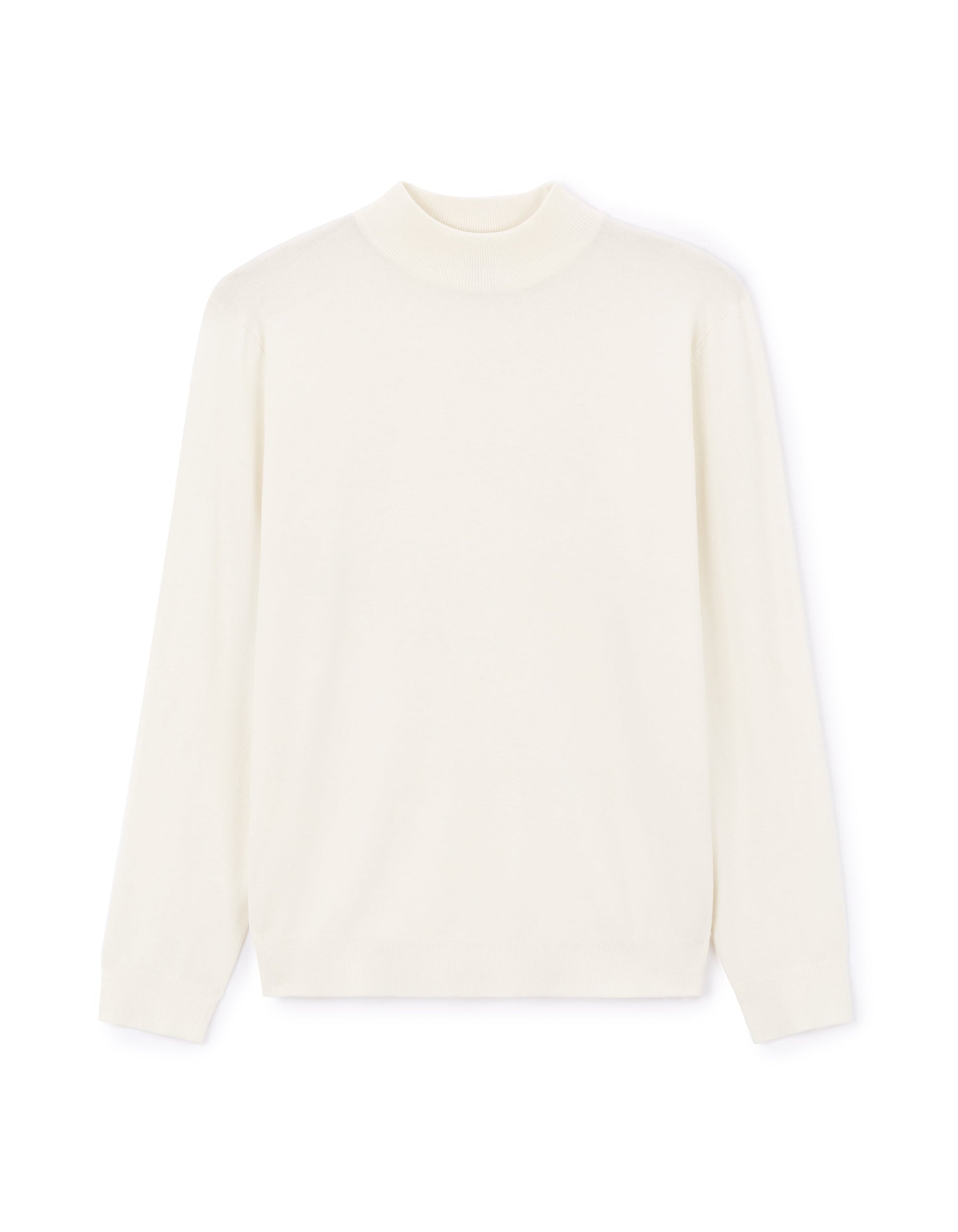 Ecru Turtle Neck Jumper