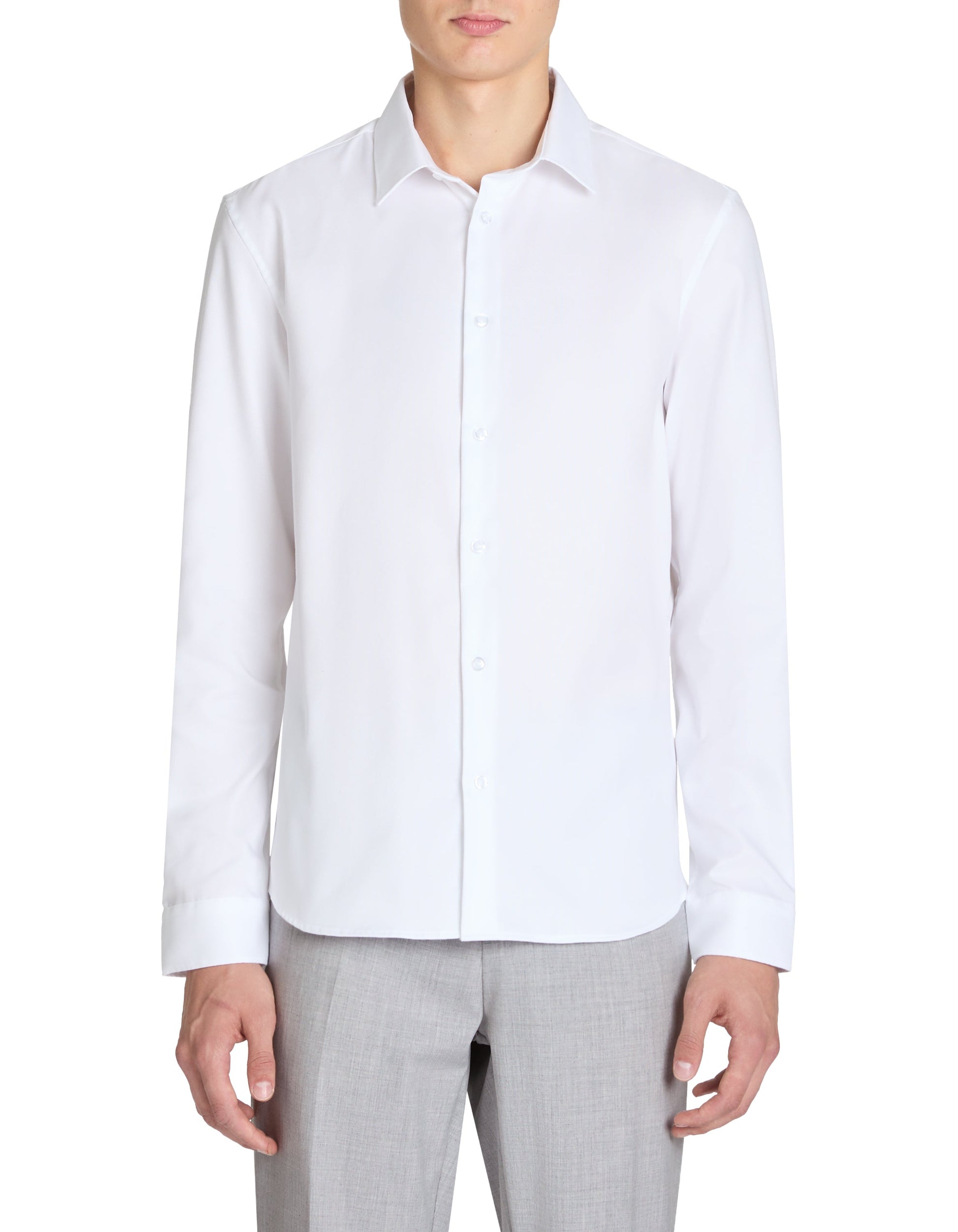 Naroxrg Blanc Long Sleeves Shirt Celio