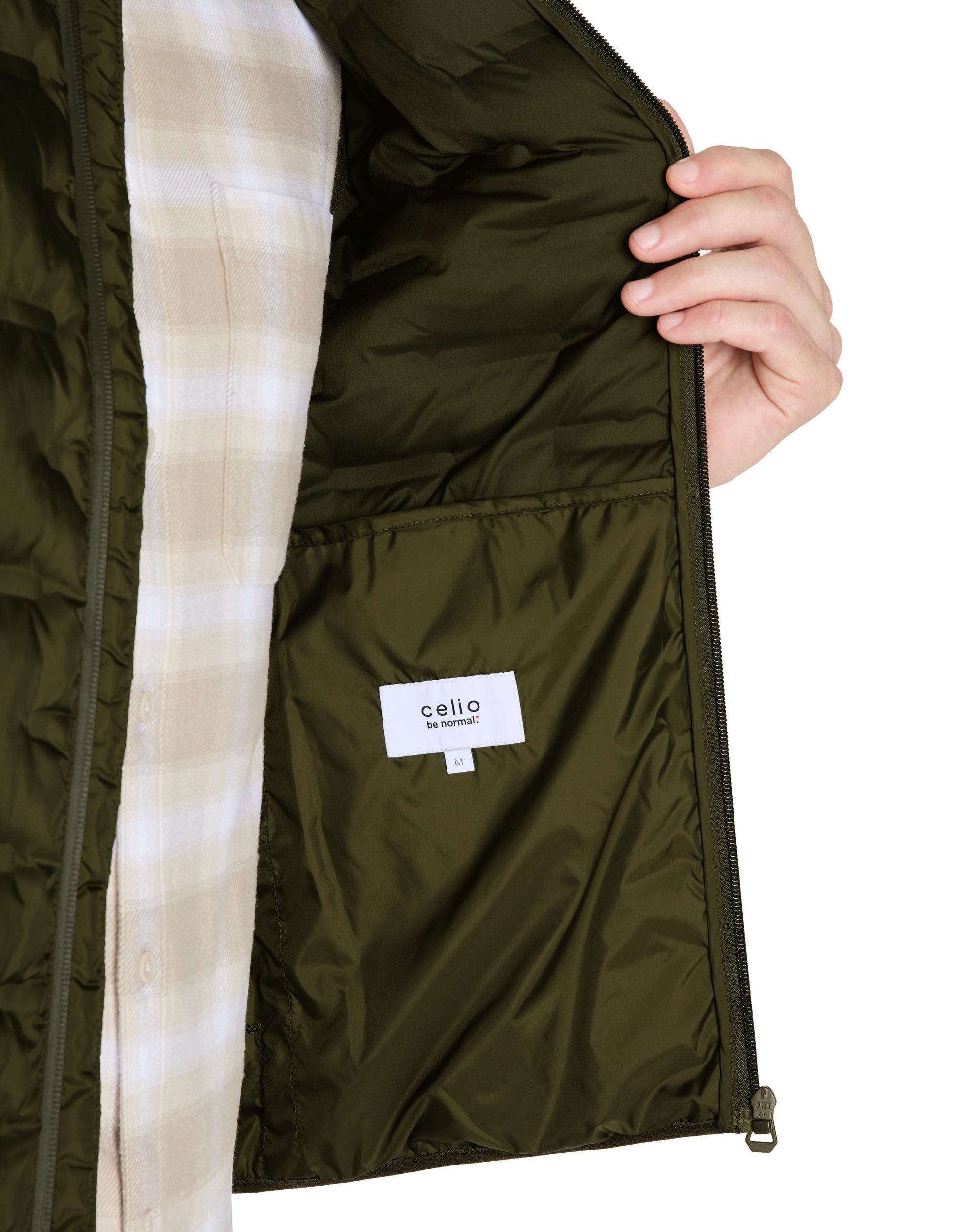 Julesflash Kaki Puffy Jacket Celio