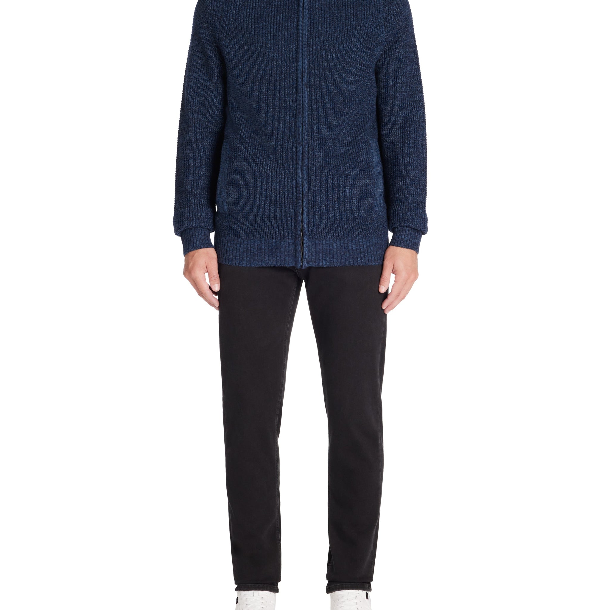 JESWEETZIP NAVY MEL CARDIGAN Celio