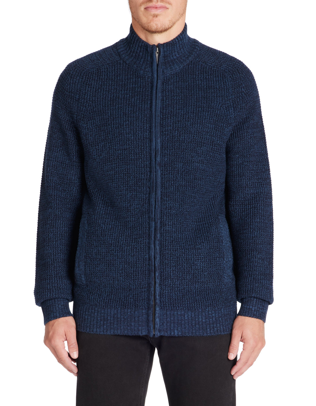 JESWEETZIP NAVY MEL CARDIGAN Celio
