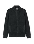 Cardigan zippÃƒÂ© col montant