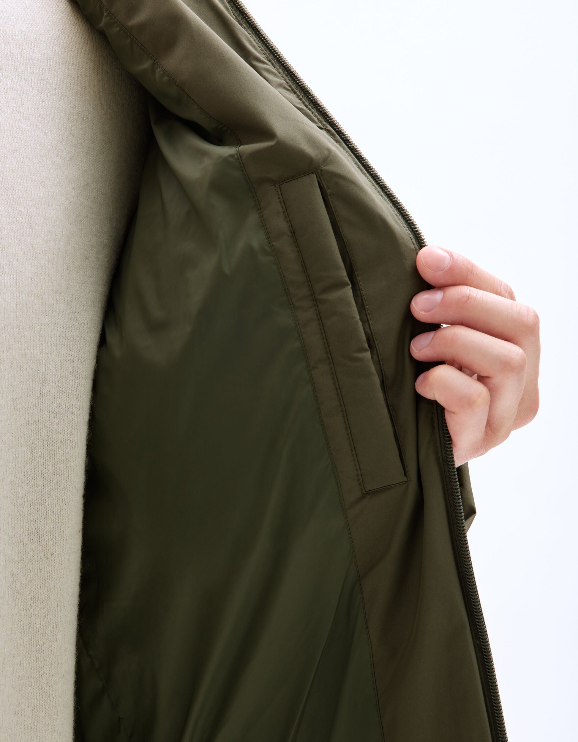 Juair Kaki Puffy Jacket Celio