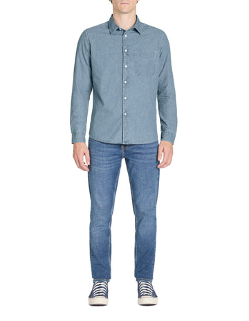 JAGUSTI BLUE LS SHIRT Celio