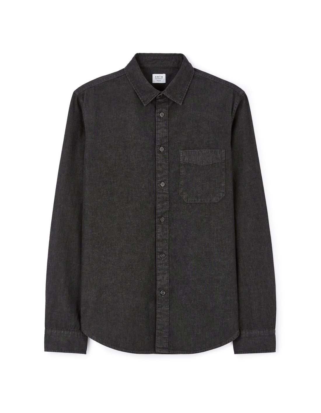 Chemise manches courtes en denim