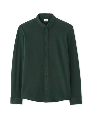 Regular Fit Piqué Cotton Shirt