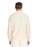 Lachambray Beige Long Sleeves Shirt Celio
