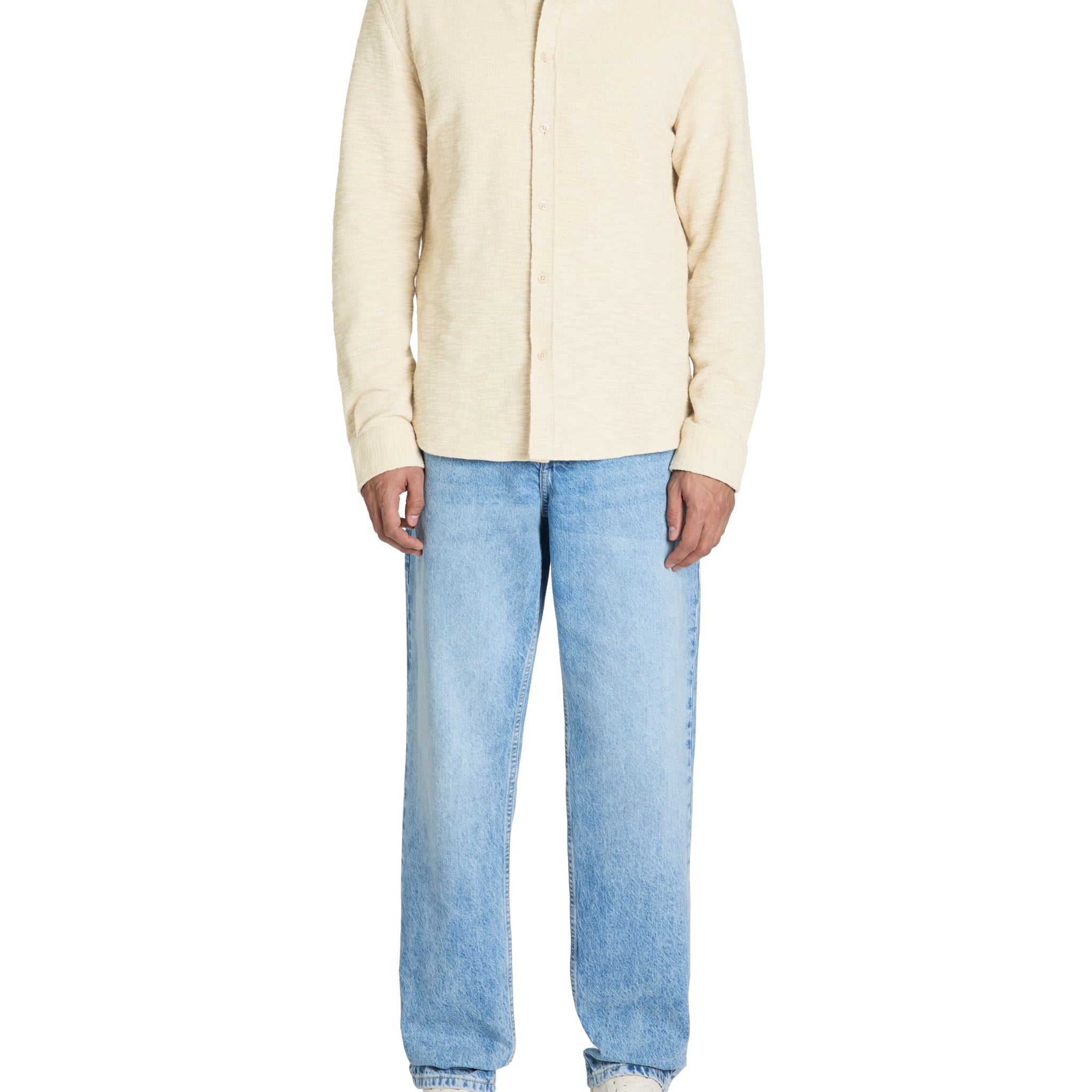 Laopen Beige Long Sleeves Shirt Celio