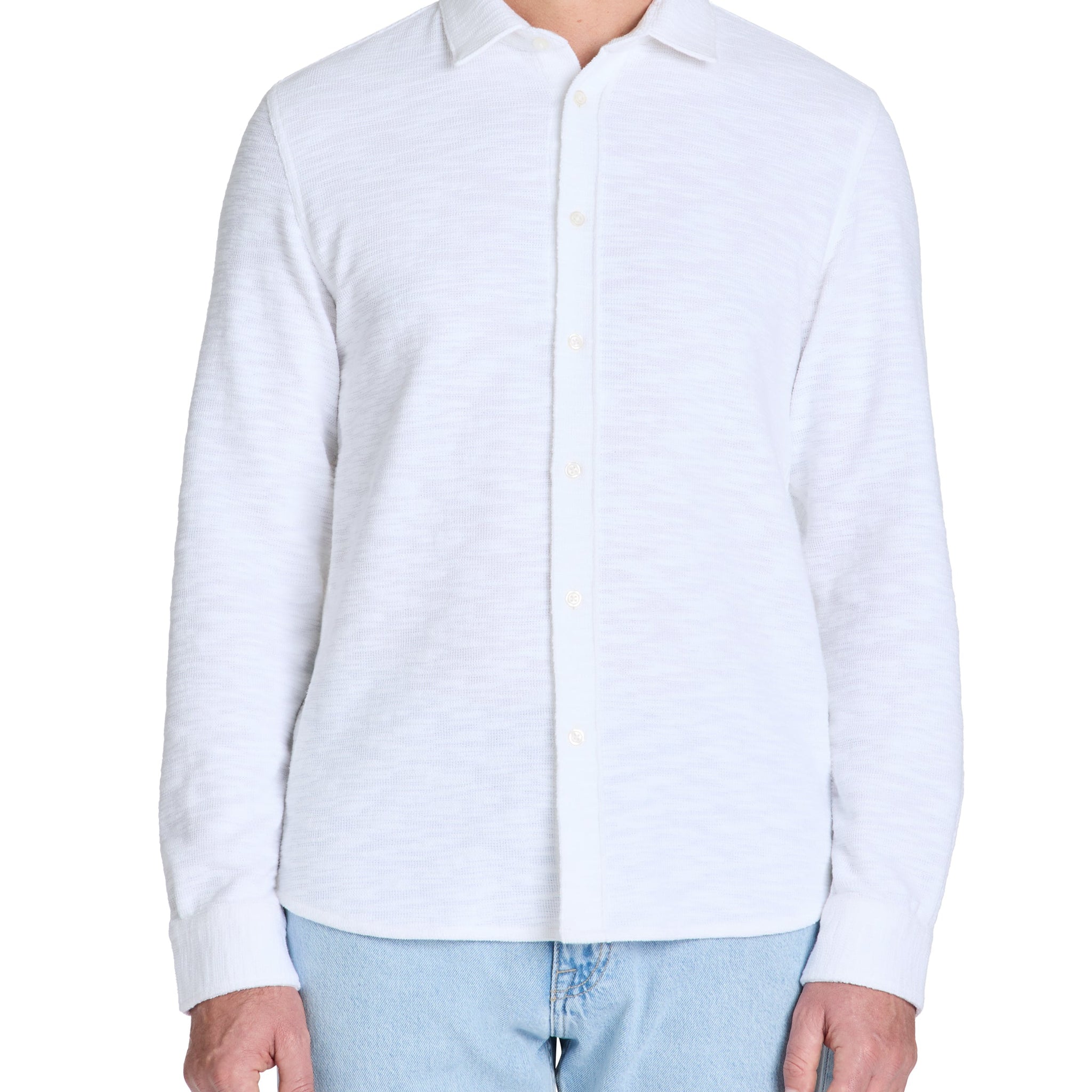 Laopen Optical White Long Sleeves Shirt Celio