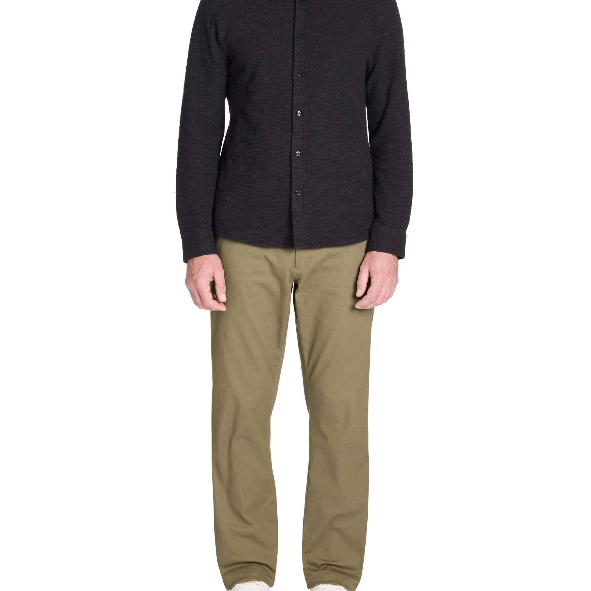 Laopen Black Long Sleeves Shirt Celio