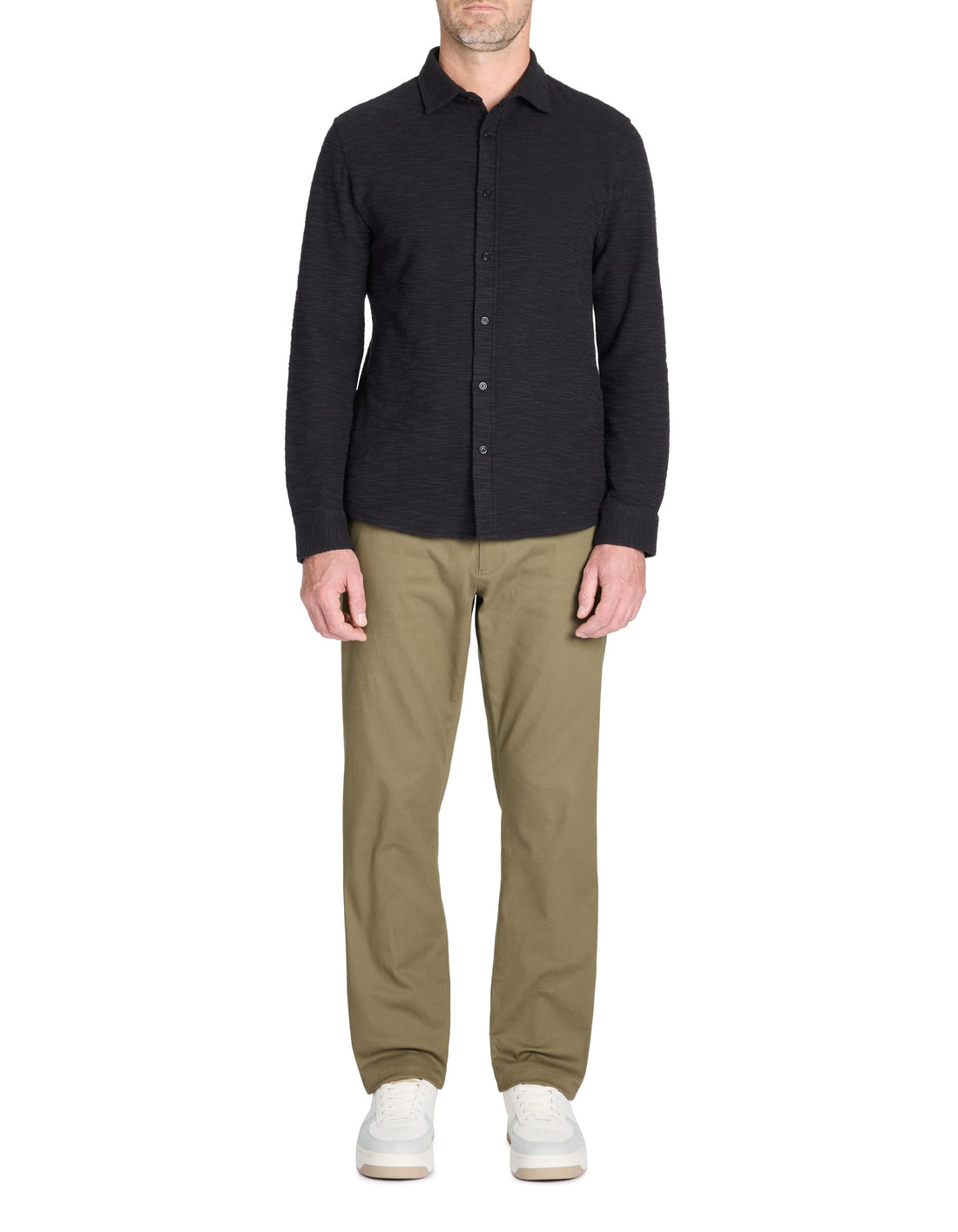 Laopen Black Long Sleeves Shirt Celio