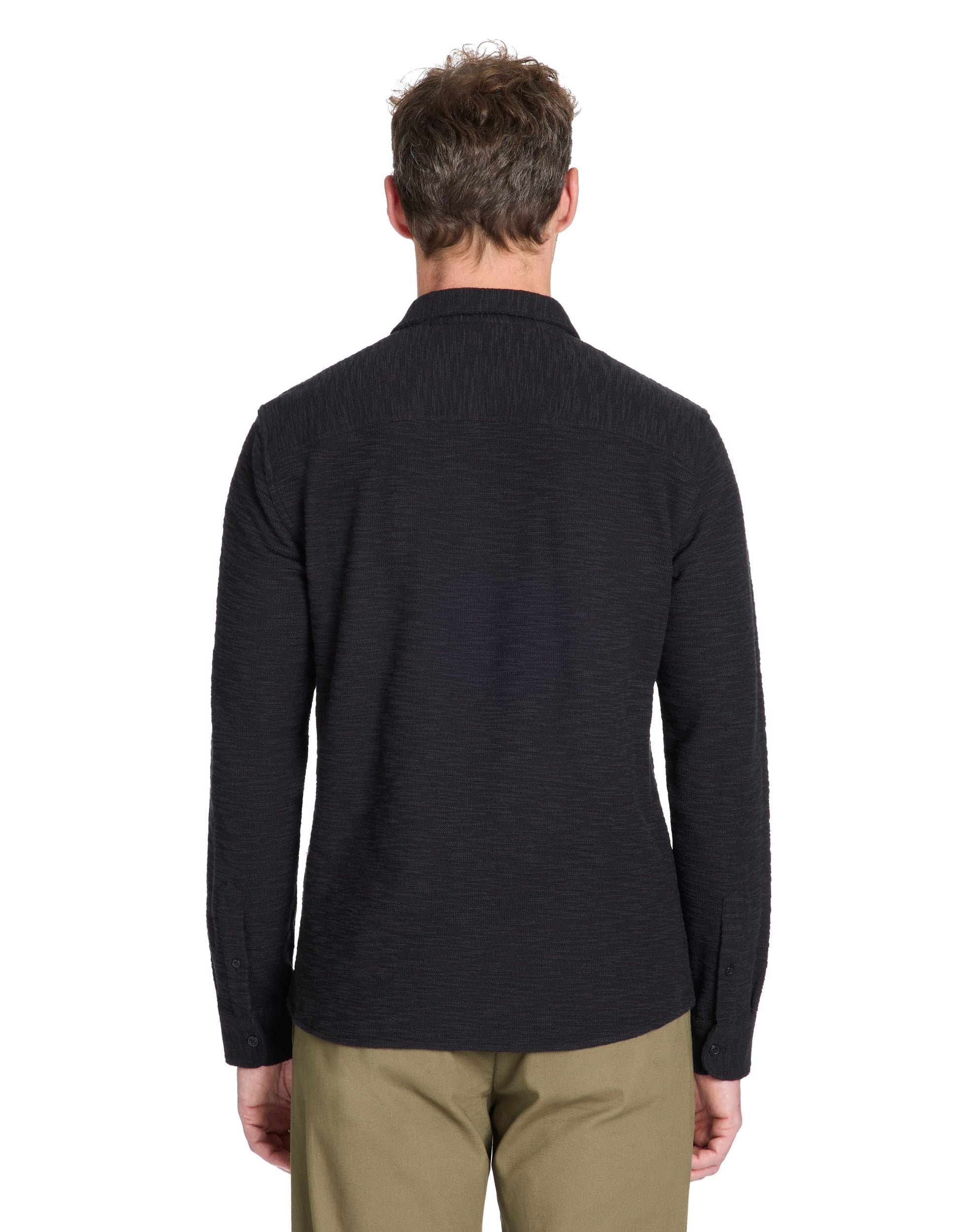 Laopen Black Long Sleeves Shirt Celio