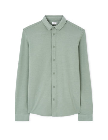 Lahem Vert Sauge Long Sleeves Shirt