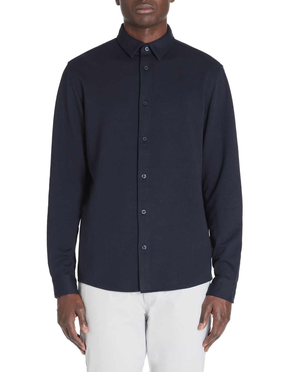 Lahem Navy Long Sleeves Shirt Celio