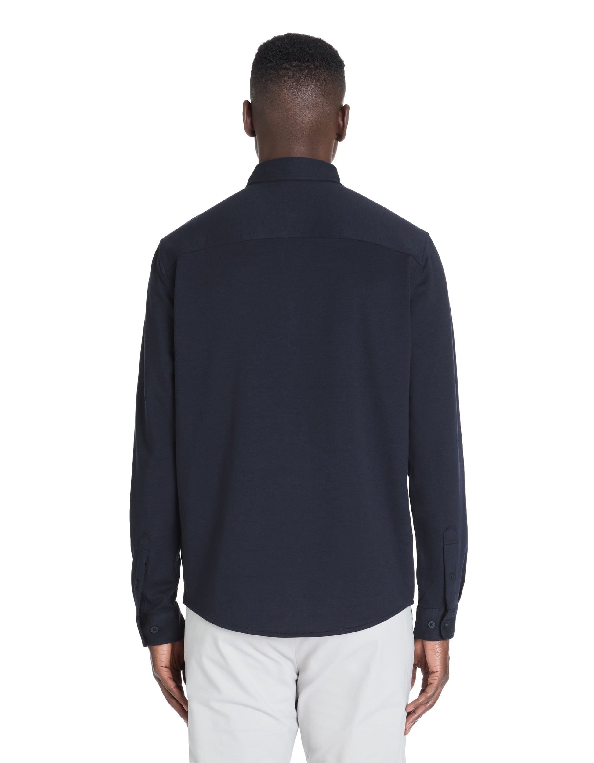 Lahem Navy Long Sleeves Shirt Celio