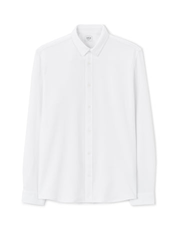 Lahem Optical White Long Sleeves Shirt