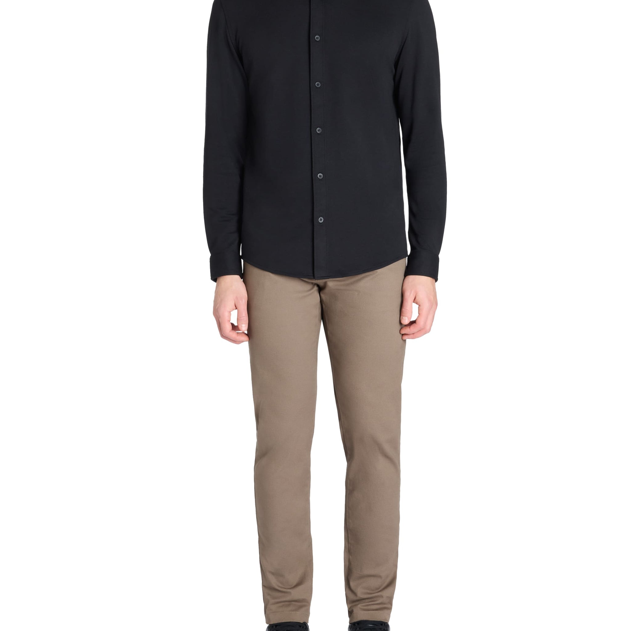 Lahem Black Long Sleeves Shirt Celio