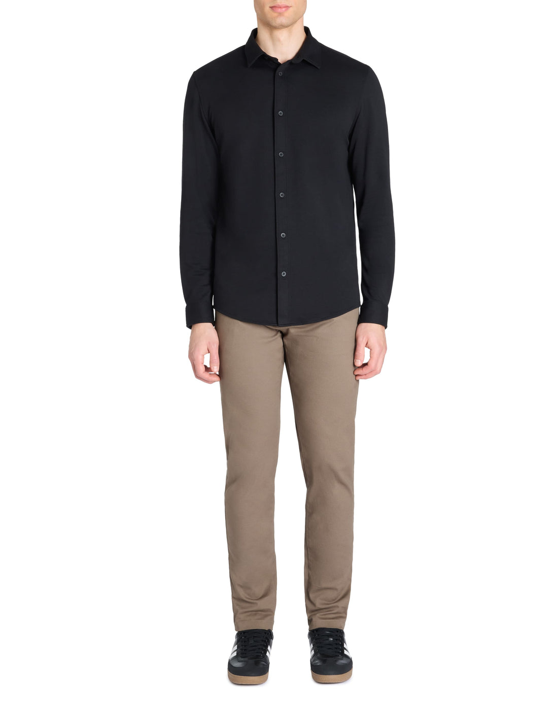Lahem Black Long Sleeves Shirt Celio