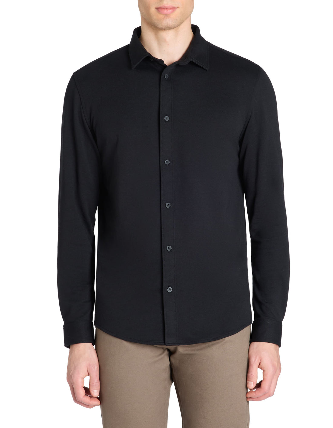 Lahem Black Long Sleeves Shirt Celio