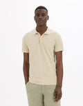 Leprime Sand Short Sleeves Polo Celio