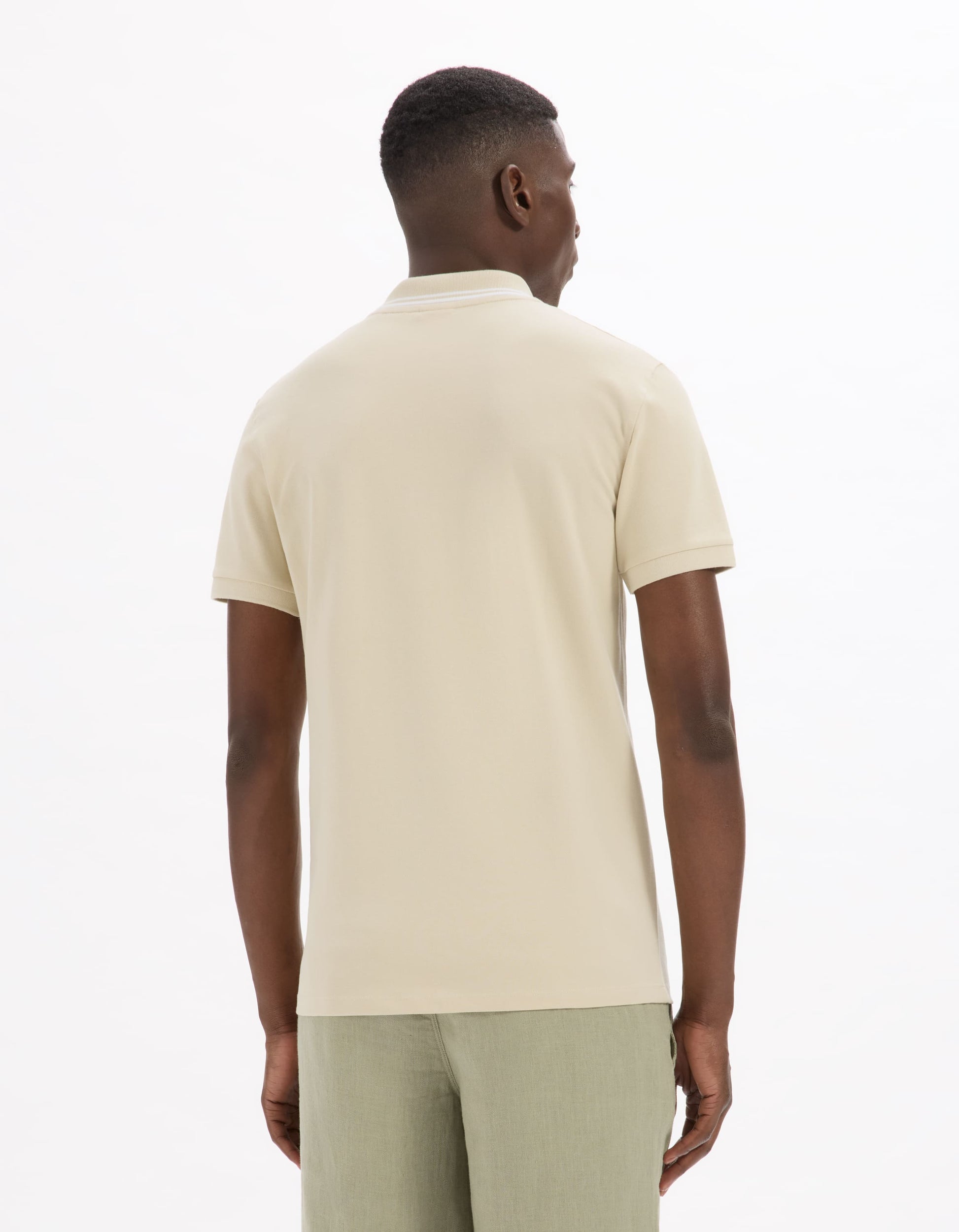 Leprime Sand Short Sleeves Polo Celio