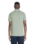 Leprime Greenish Grey Short Sleeves Polo Celio